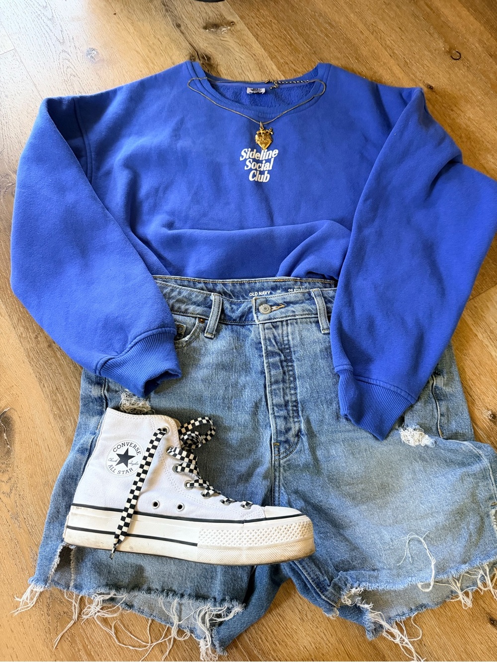 Royal Blue Crewneck Sweatshirt